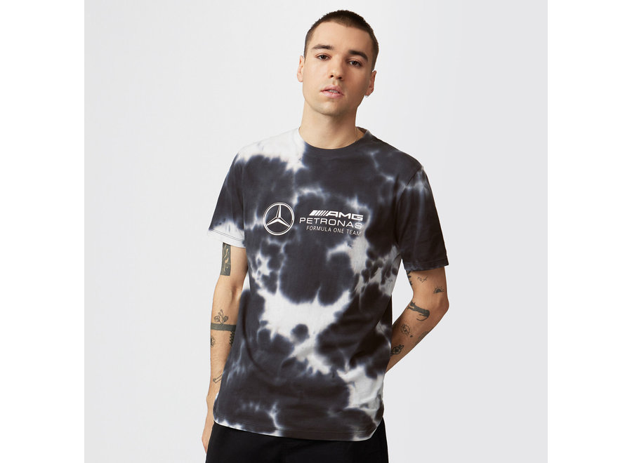 Mercedes Tie -Dye T-shirt Grijs 2023