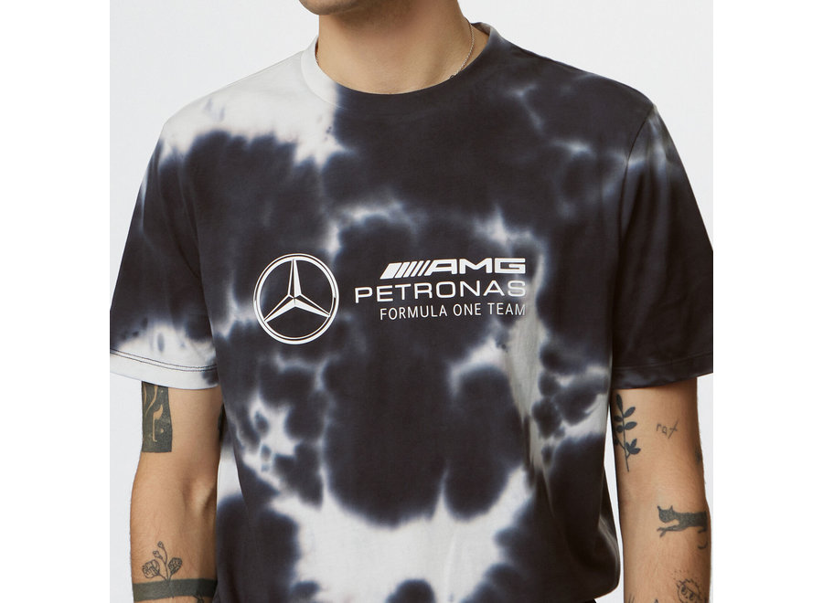 Mercedes Tie -Dye T-shirt Grijs 2023