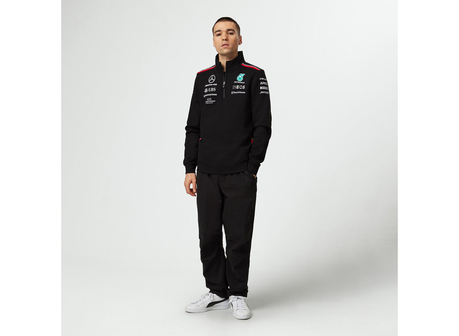 Mercedes Teamline 1/4 zip sweater