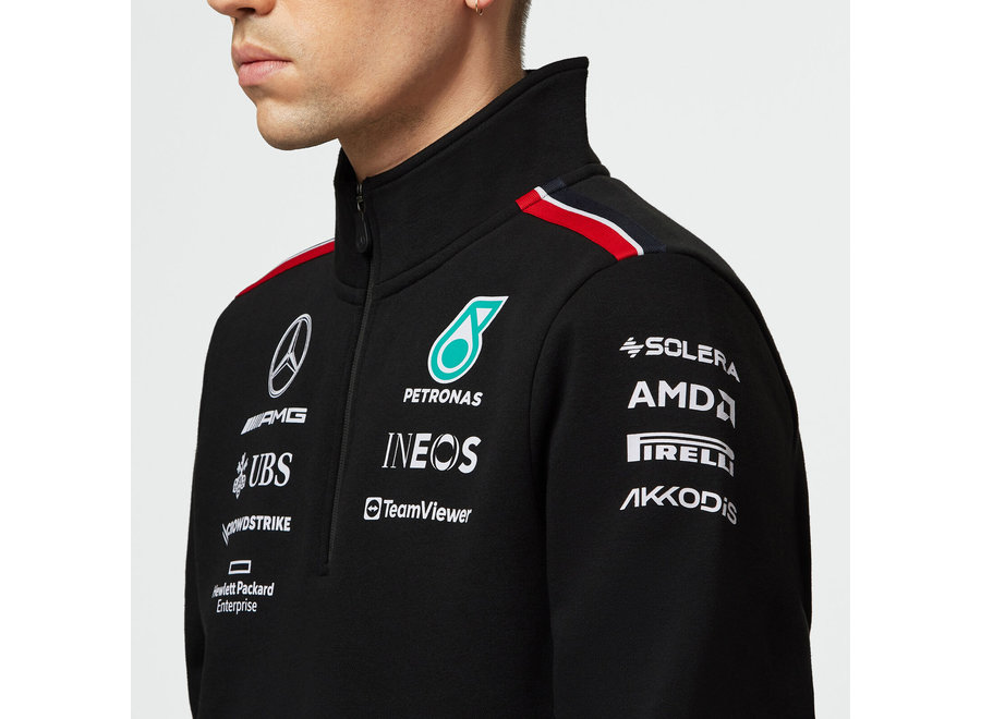 Mercedes Teamline 1/4 zip sweater