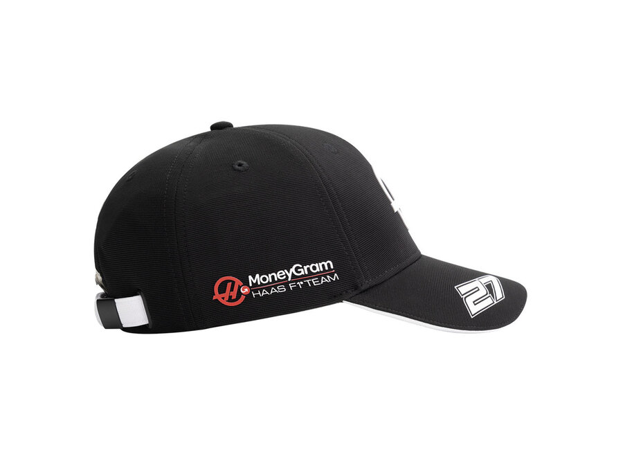 Haas Nico Hulkenberg Driver Cap Zwart