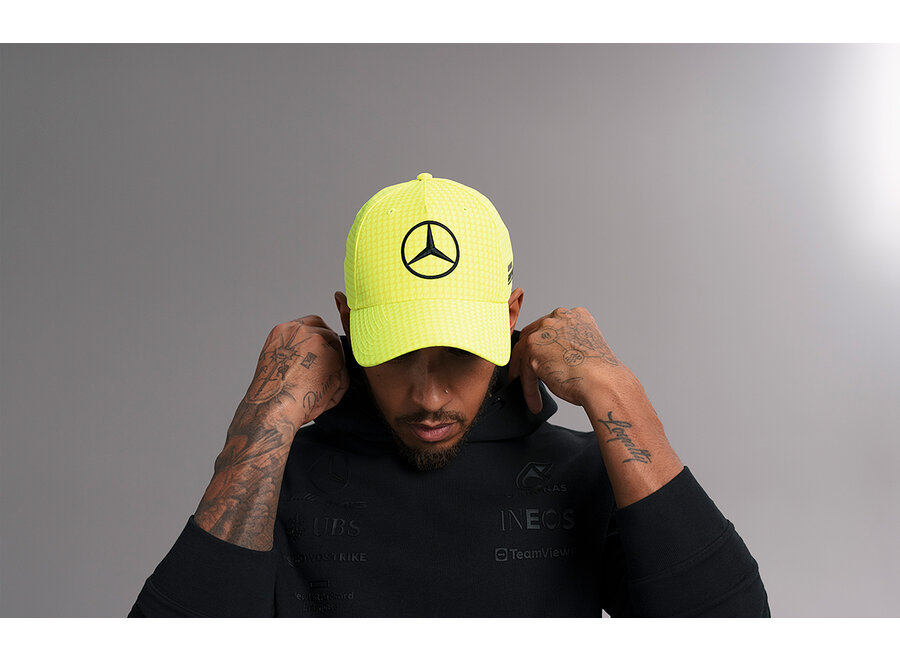 Lewis Hamilton Driver Cap Baseball Geel
