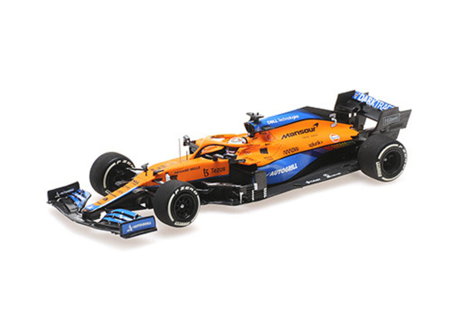 McLaren MCL35M Ricciardo French GP 2021 1:43 Minichamps