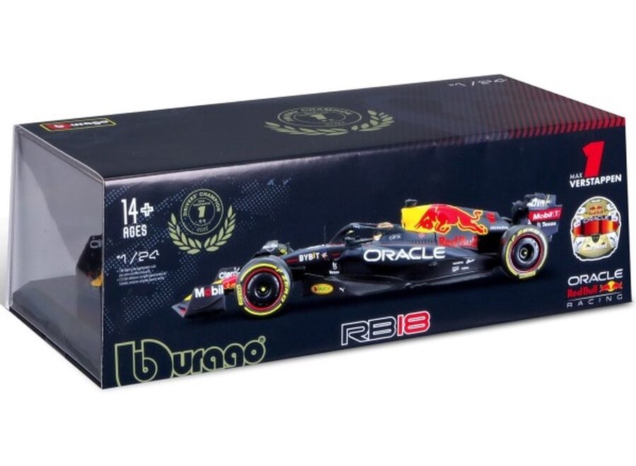 BBURAGO RED BULL RACING ORACLE RB18 #1 MAX VERSTAPPEN – SIEGER ABU DHABI GRAND PRIX 2022 1:24