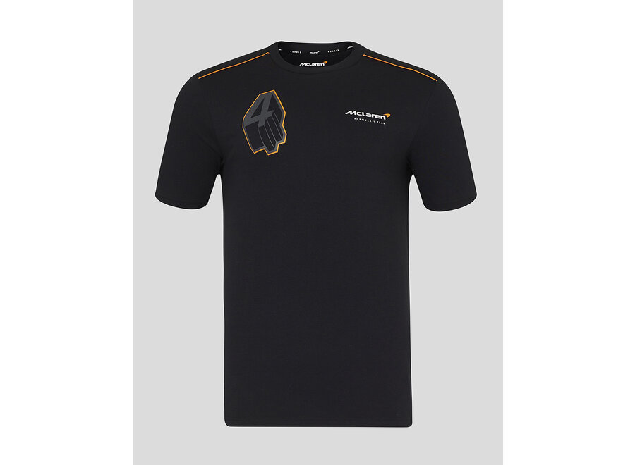 Mclaren Lando Norris Shirt Zwart 2024