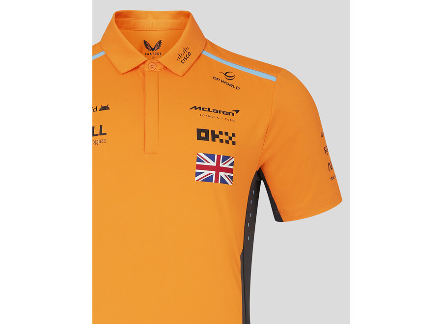 Mclaren Norris Polo Orange 2024