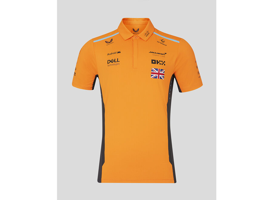 Mclaren Norris Polo Oranje 2024