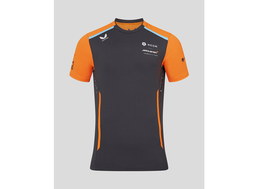 Mclaren Formula E Teamline Shirt Grijs 2024