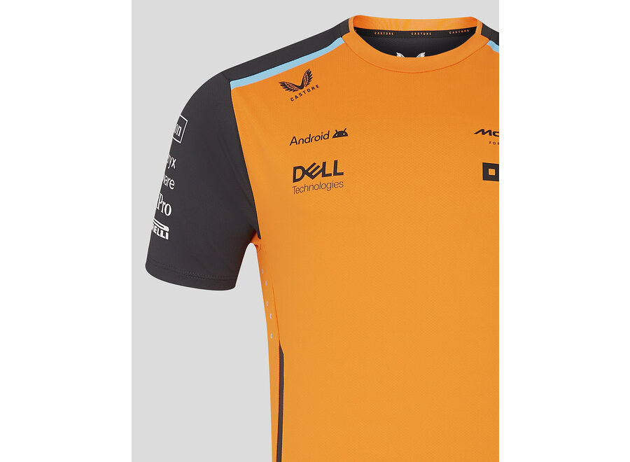 Mclaren Teamline Shirt Oranje 2024