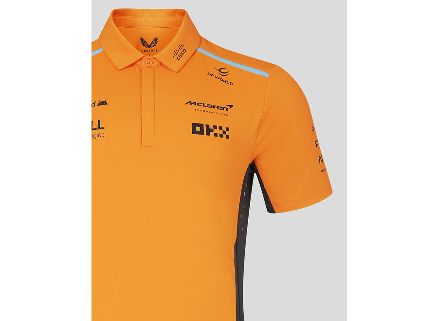 Mclaren Teamline Polo Oranje 2024