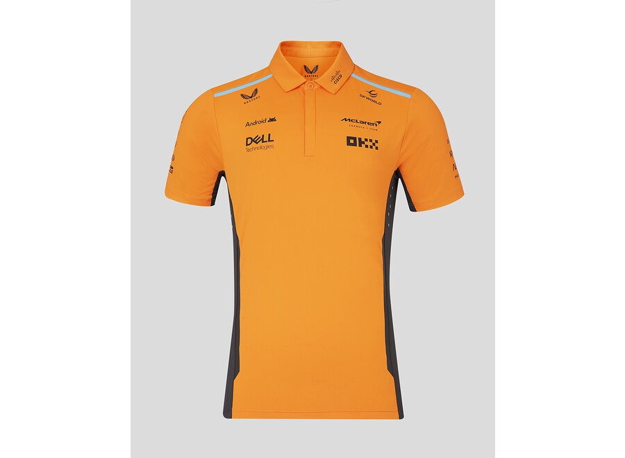 Mclaren Teamline Polo Oranje 2024
