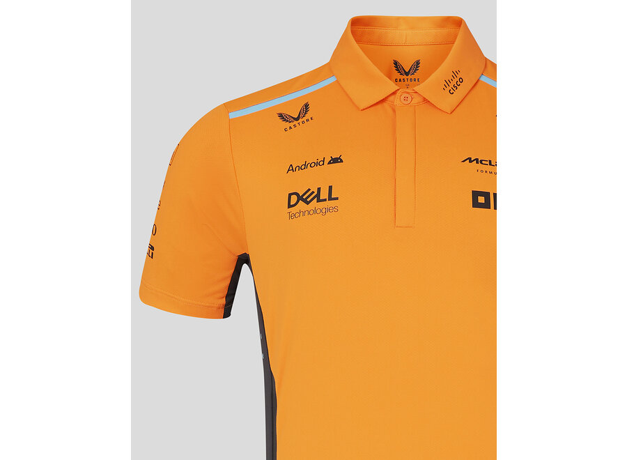 Mclaren Teamline Polo Oranje 2024