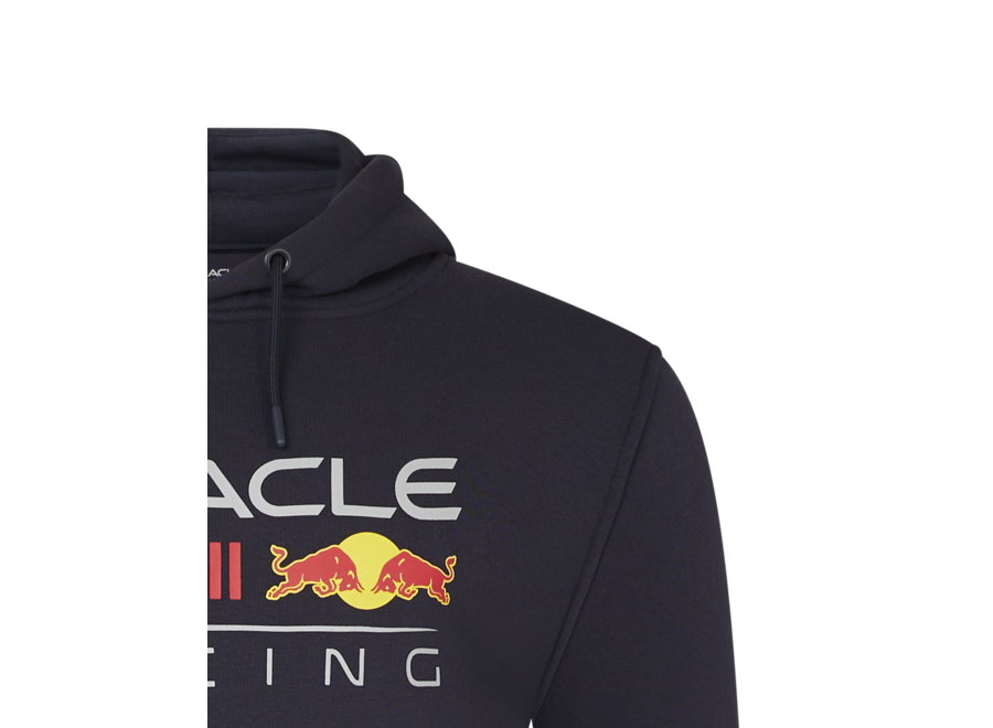 Red Bull Racing Gekleurd Logo Hoody Blauw 2024