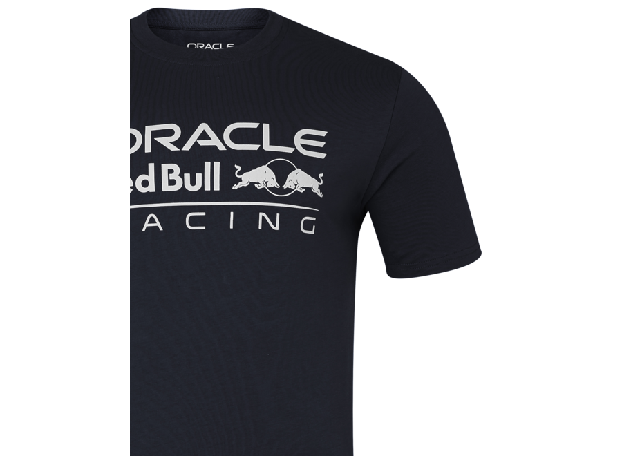 Red Bull Racing Logo Shirt Blauw 2024