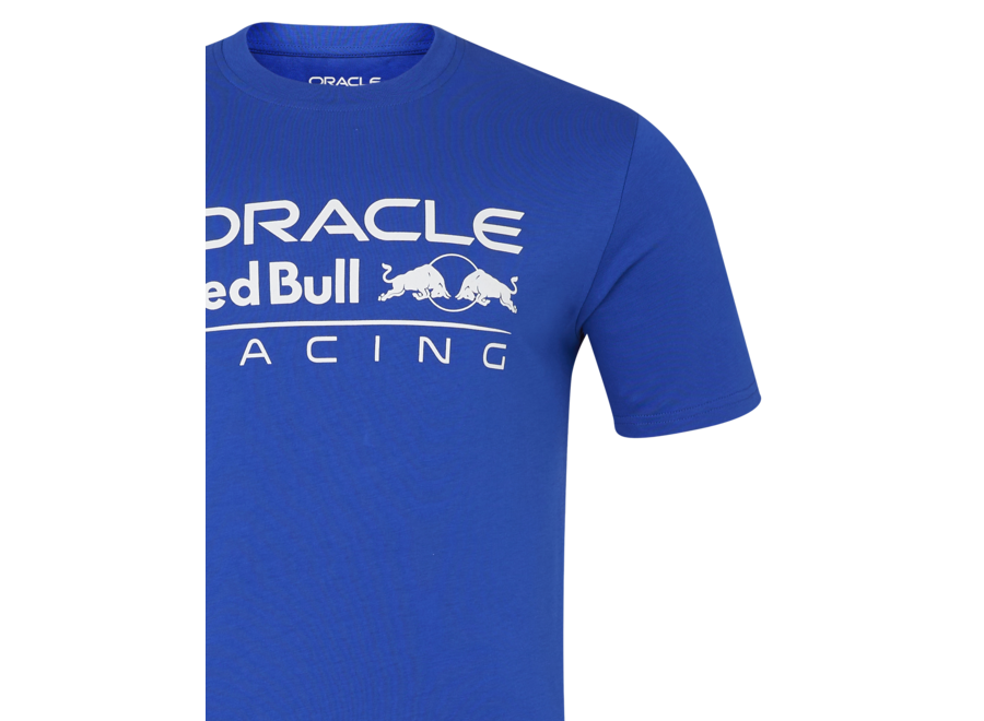 Red Bull Racing Logo-Shirt Königsblau 2024