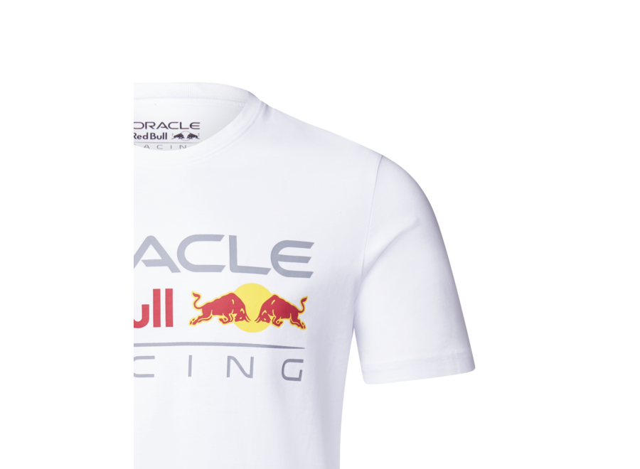 Red Bull Racing Logo Shirt Wit 2024