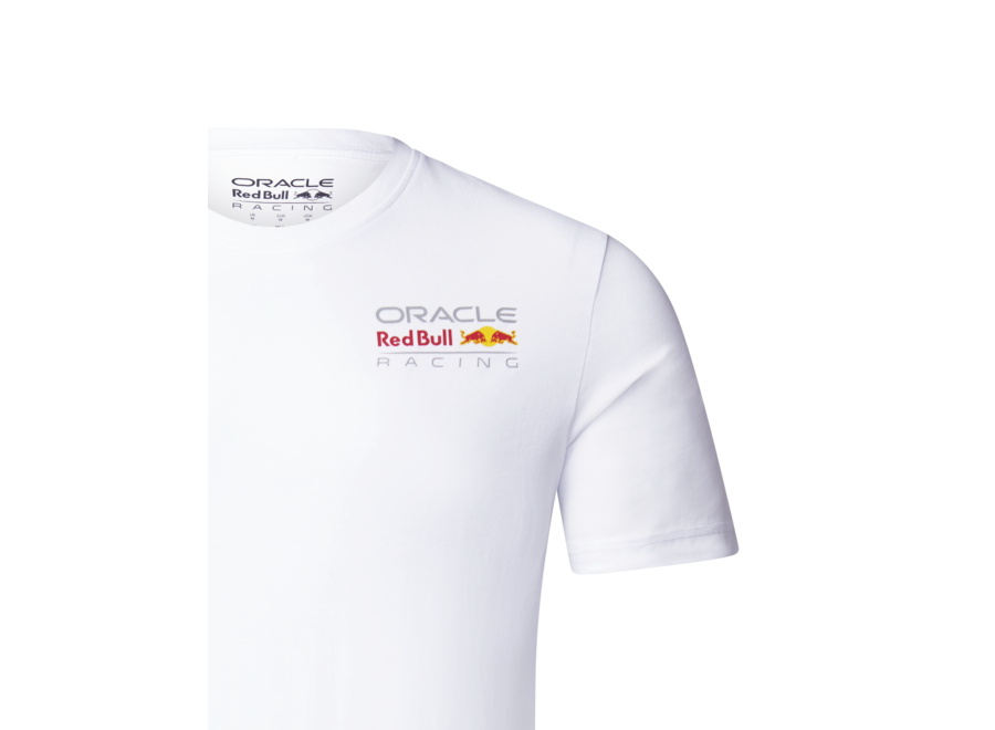 Red Bull Racing Small Logo Shirt Wit 2024