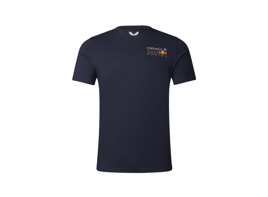 Red Bull Racing Small Logo Shirt Blue 2024