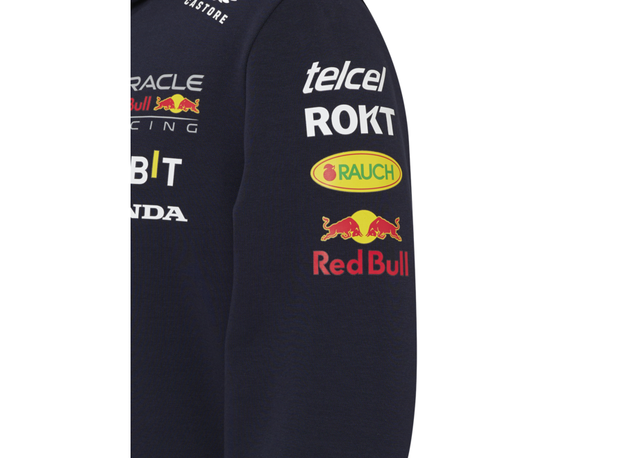 Red Bull Racing Teamline Kids Hoody met Rits 2024
