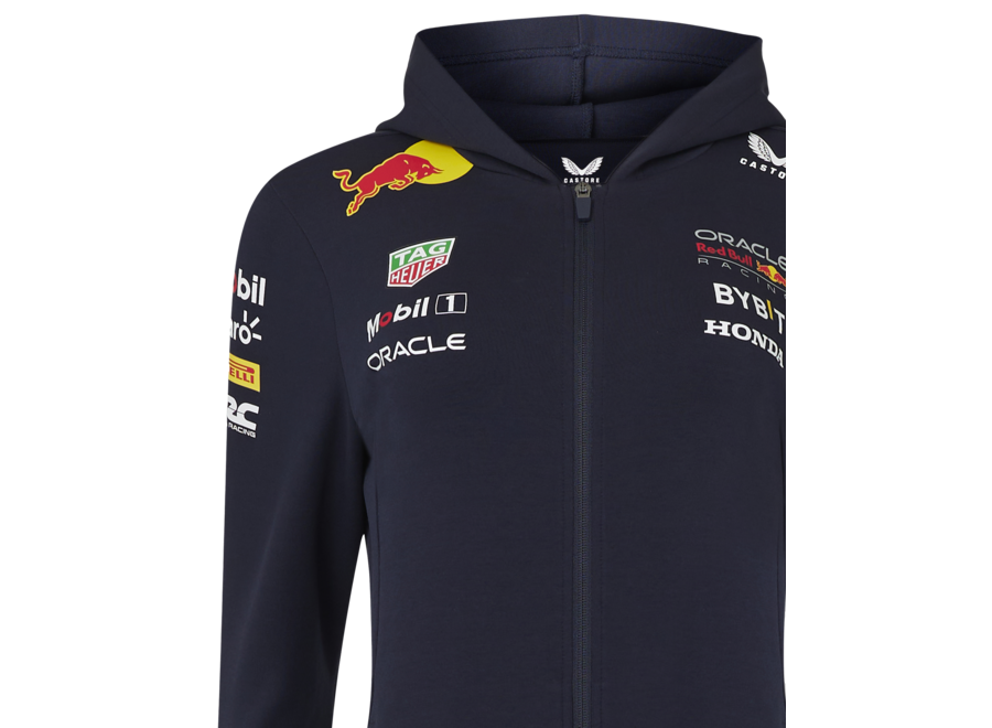 Red Bull Racing Dames Hoody met Rits 2024