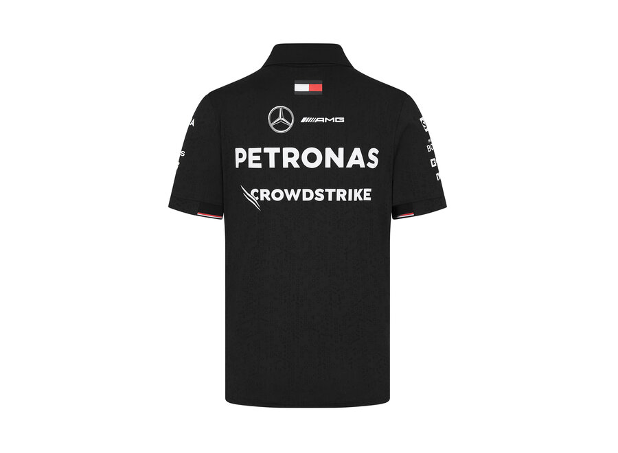 Mercedes Teamline Polo Black 2024