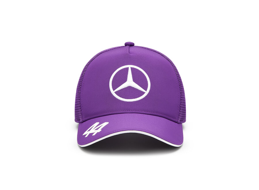 Mercedes Lewis Hamilton Trucker Cap Paars 2024