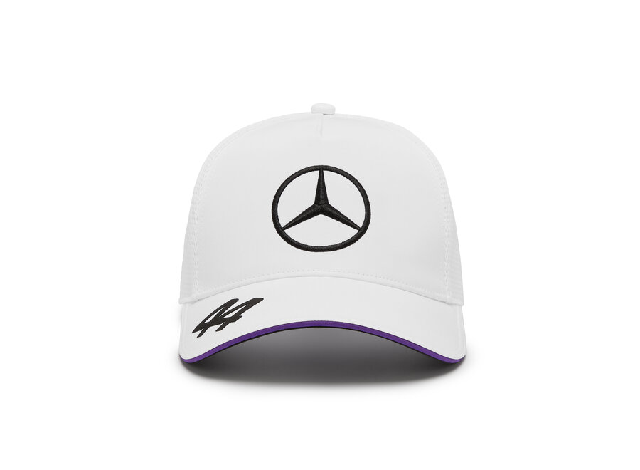 Mercedes Lewis Hamilton Trucker Cap Weiß 2024