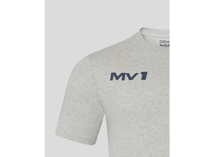 Max Verstappen Helm Shirt Grijs