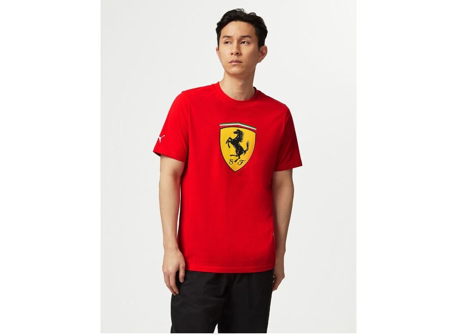 Ferrari Large Logo Shirt Rood 2024