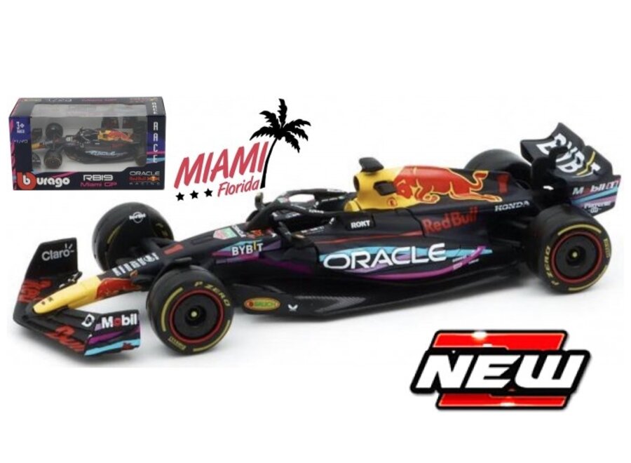 Max Verstappen Burago Miami 1:43 Special Edition