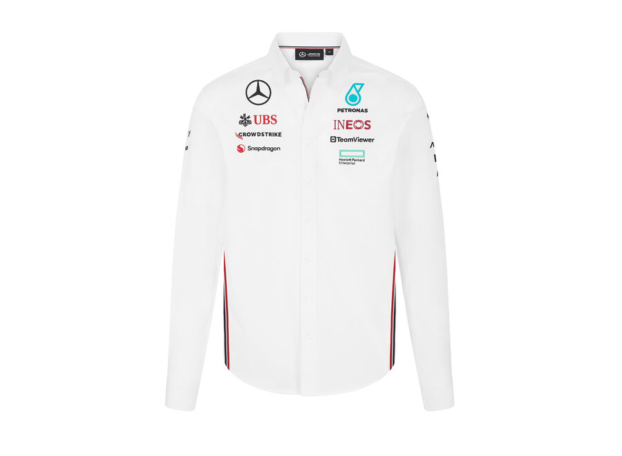 Mercedes Teamline Blouse Wit 2024