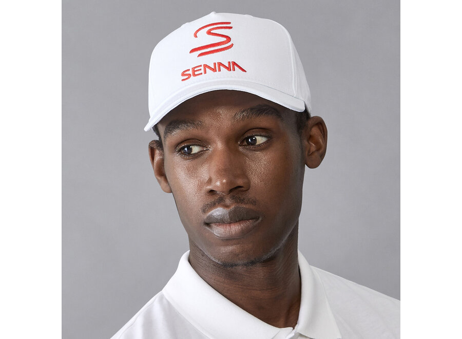 Senna Logo Cap Wit Rood