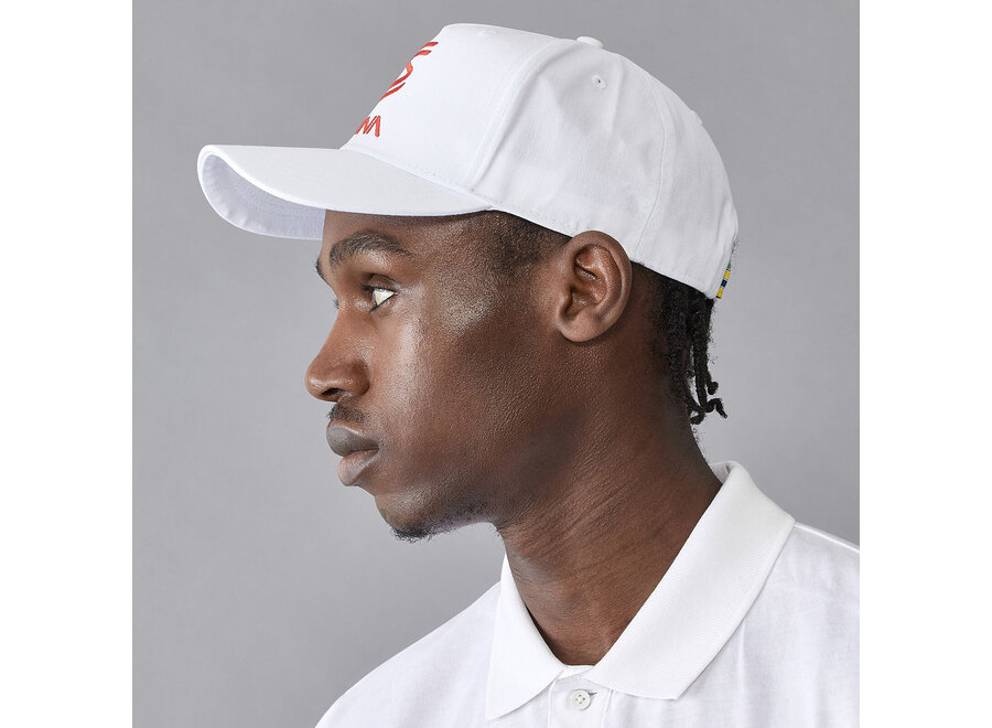 Senna Logo Cap White Red