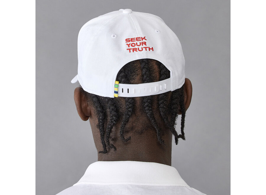 Senna Logo Cap White Red