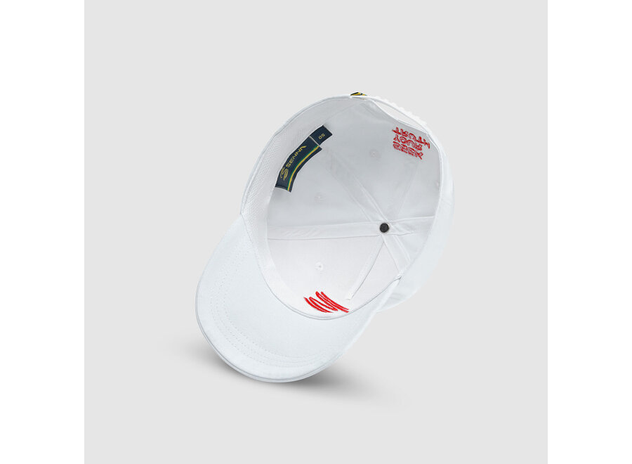 Senna Logo Cap Wit Rood