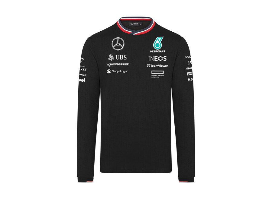 Mercedes Longsleeve Shirt Black 2024