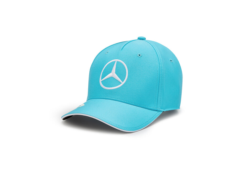 Mercedes George Russel  Cap Blauw 2024