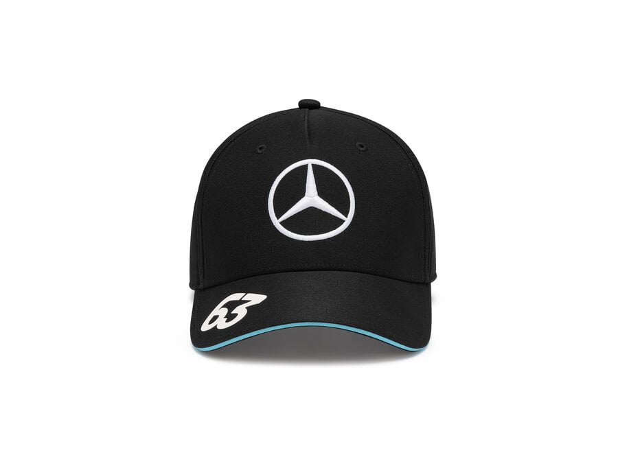 Mercedes George Russel Cap Black 2024