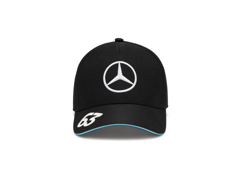 Mercedes George Russel Cap Zwart 2024