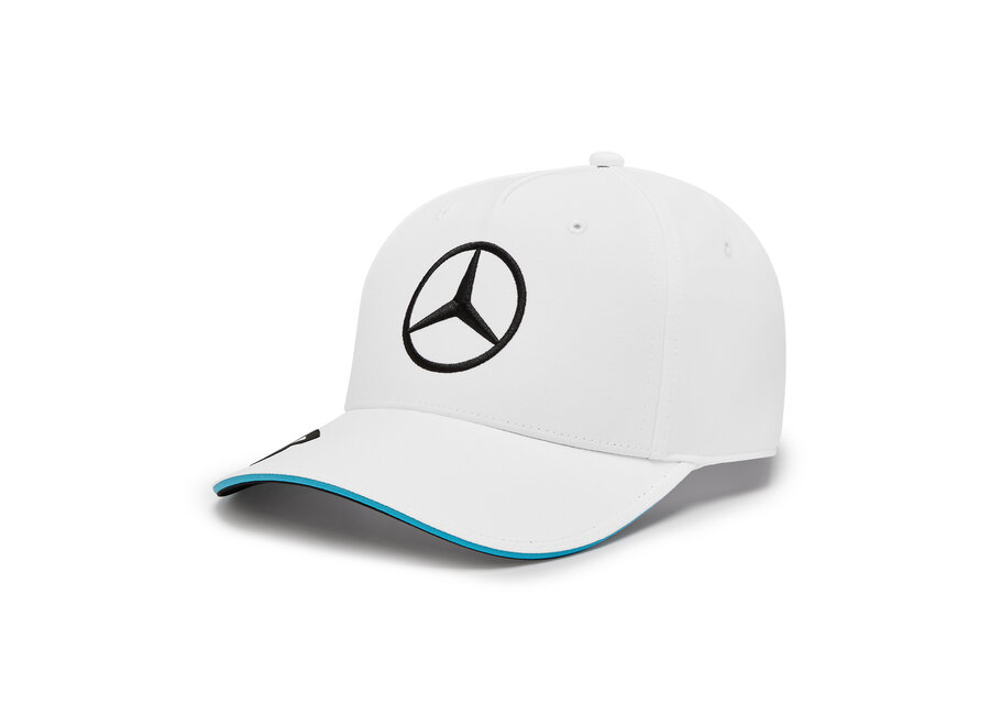 Mercedes George Russel Cap Wit 2024