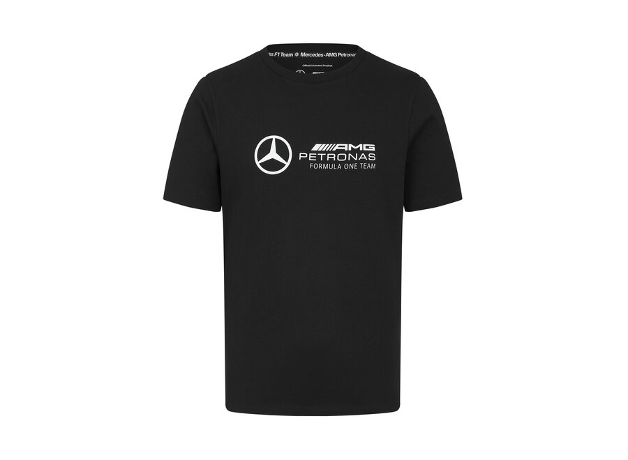 Mercedes Logo Shirt Zwart 2024