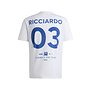 Daniel Ricciardo 03 T-shirt White Visa Cash App F1 Team