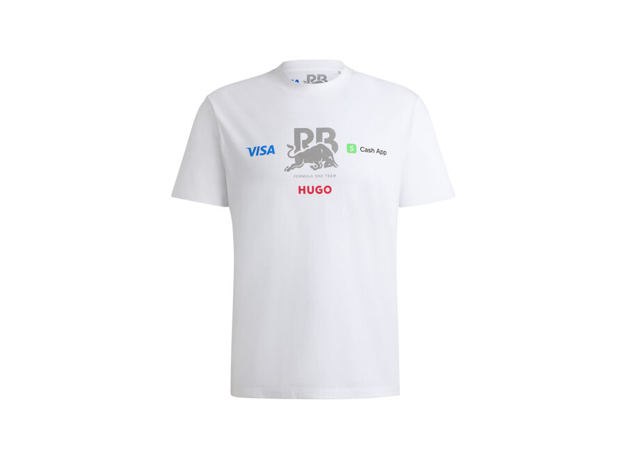 Daniel Ricciardo 03 T-shirt Wit Visa Cash App F1 Team