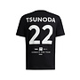 Yuki Tsunoda 22 T-shirt Black Visa Cash App F1 Team