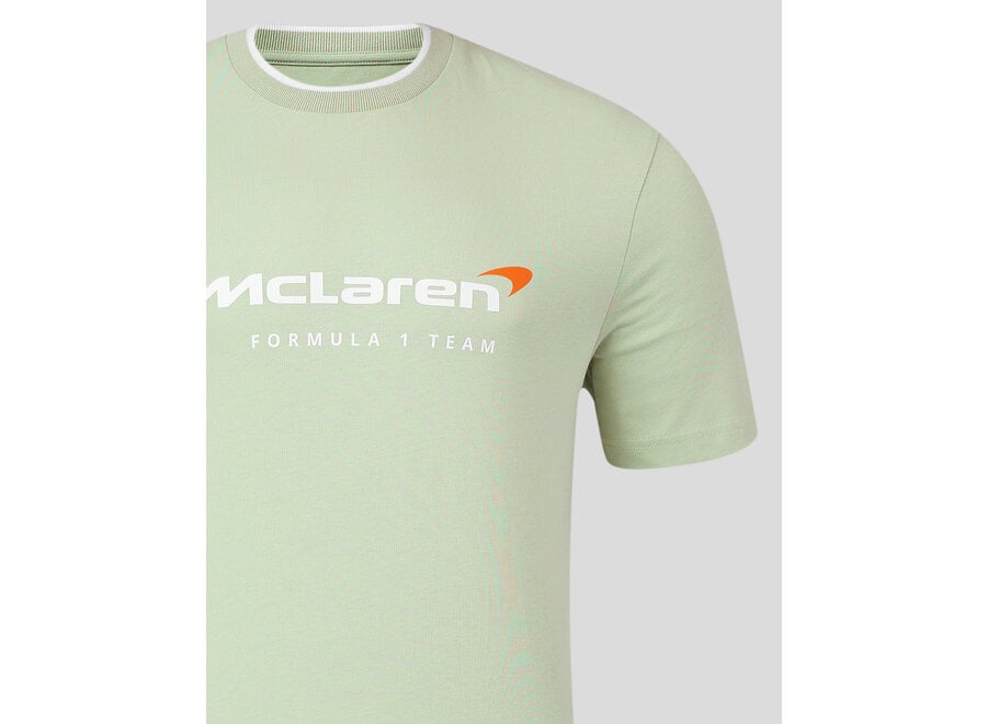 McLaren Logo Shirt Smoke Green 2024