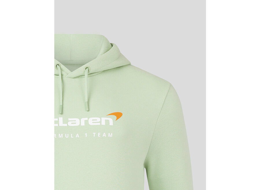 McLaren Logo Hoody Smoke Green 2024