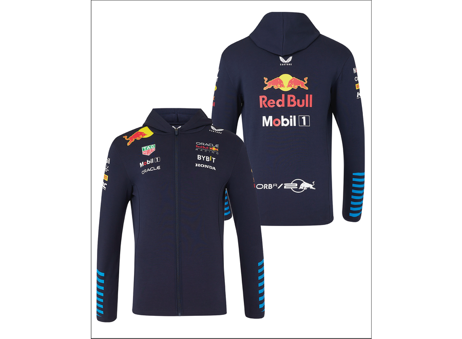 Red Bull Racing Teamline Hoody mit Reißverschluss 2024