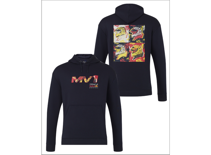 Max Verstappen Pop Art Hoody Blauw 2024