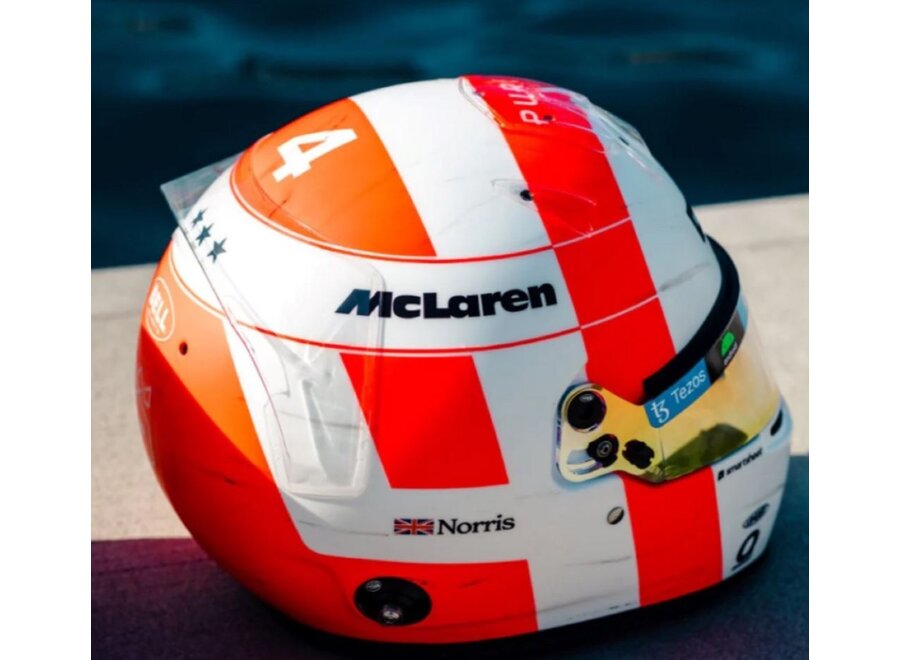 Lando Norris Helmet GP Monaco 2023 1:5 Spark