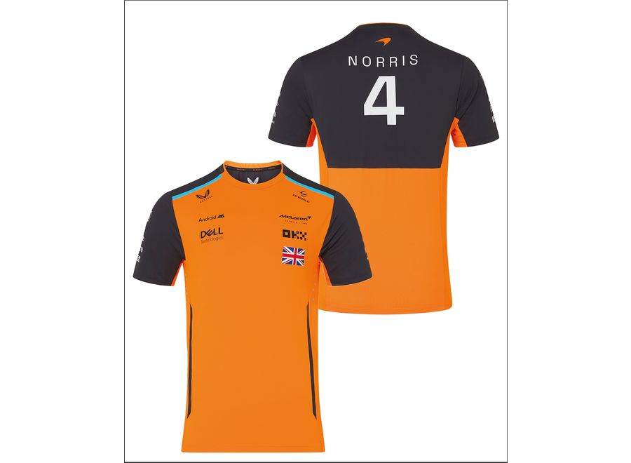 Mclaren Norris Shirt Orange 2024